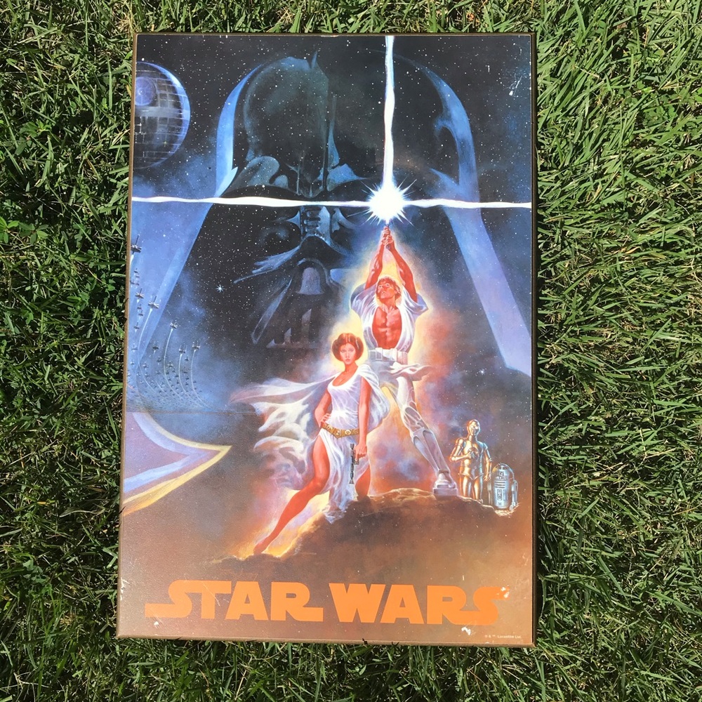 Star Wars Wooden Poster